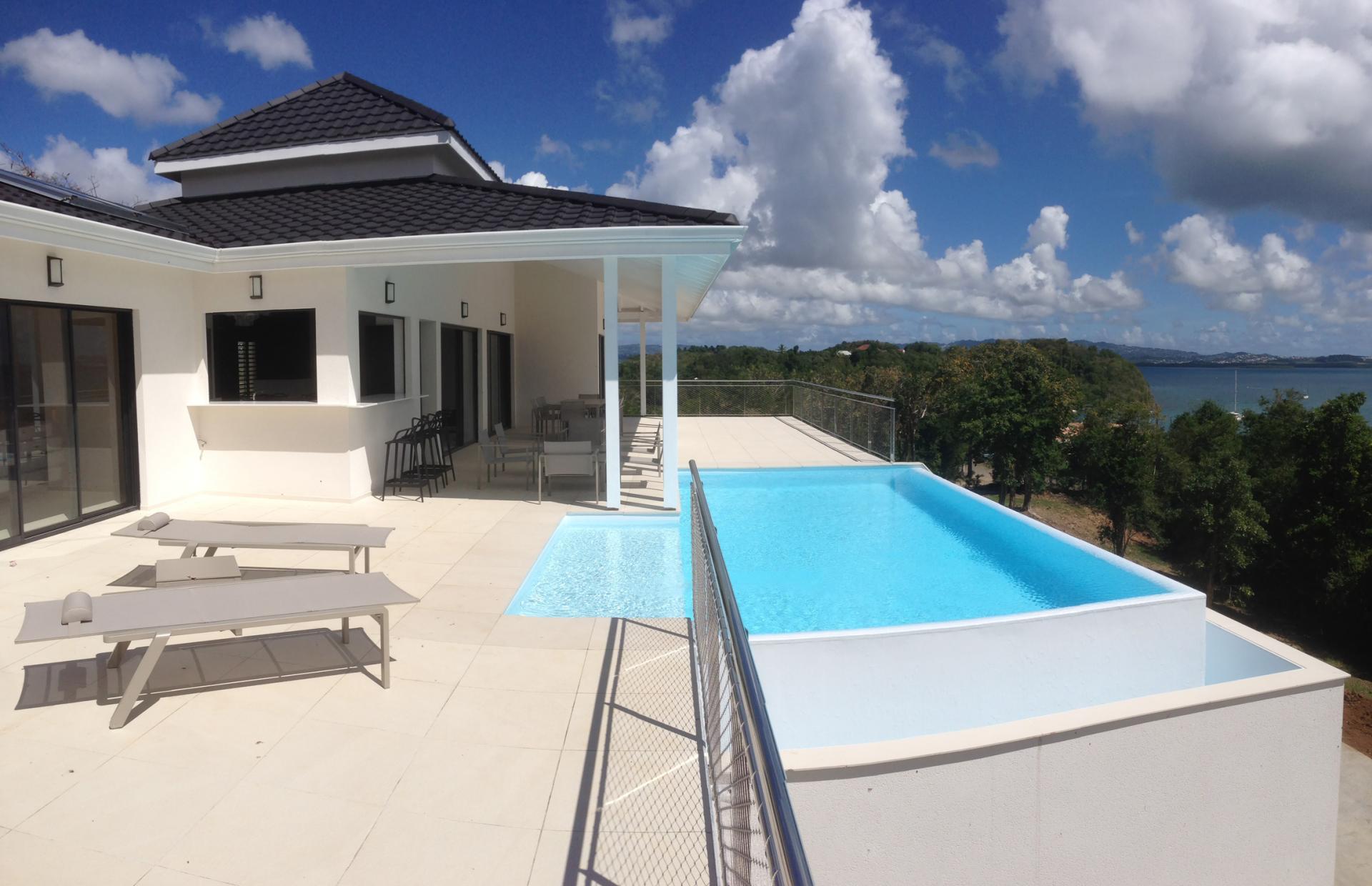 Location villa luxe Trois Ilets Martinique - Vue d'ensemble